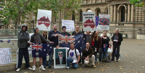 Protest against the Labor party, 2010